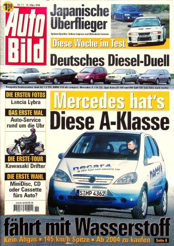 Deckblatt Auto Bild (11/1999)